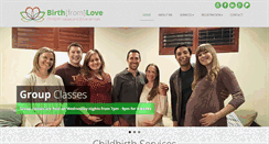 Desktop Screenshot of birthfromlove.com